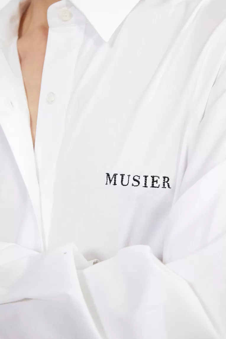 Tops & Chemises>Musier Paris chemise "boyfriend" kuss Blanc/White