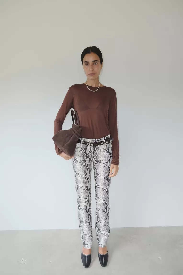 Pantalons & Shorts>Musier Paris pantalon imprimé python kaa