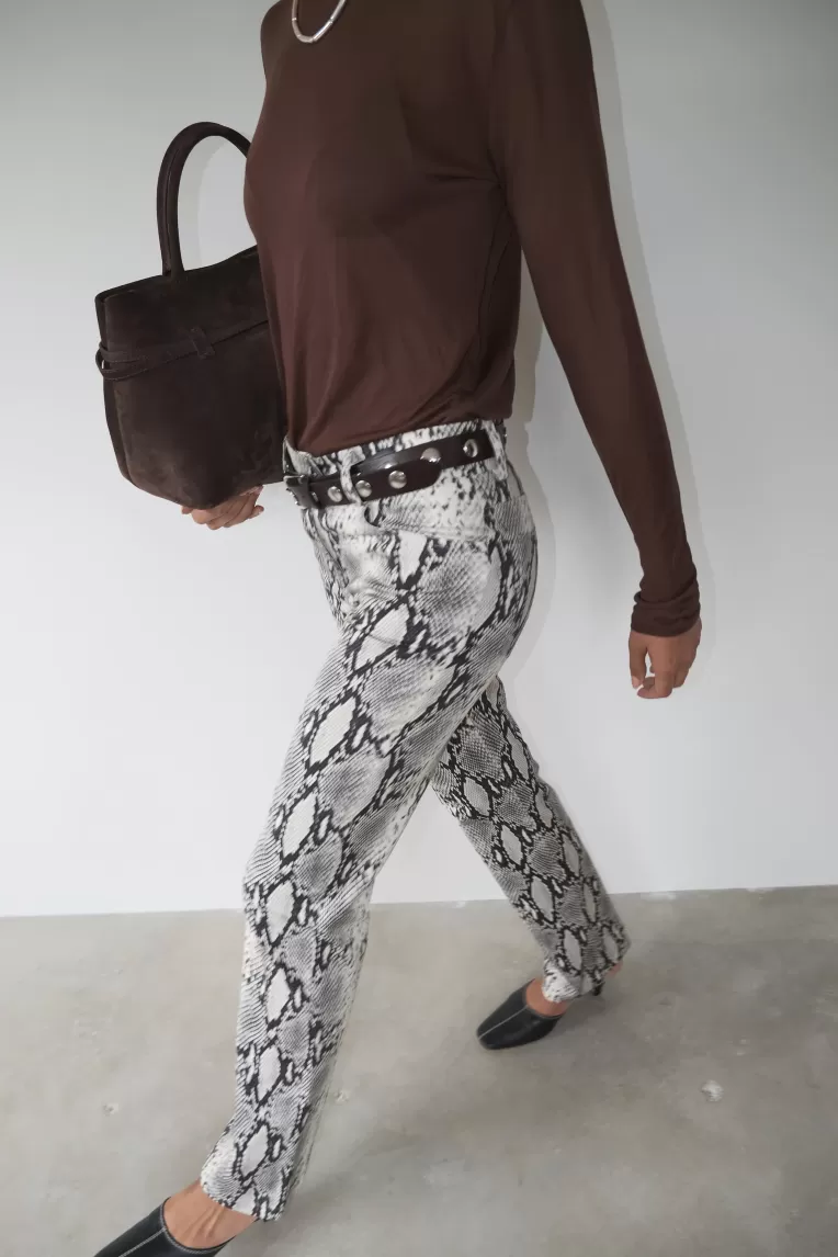 Pantalons & Shorts>Musier Paris pantalon imprimé python kaa