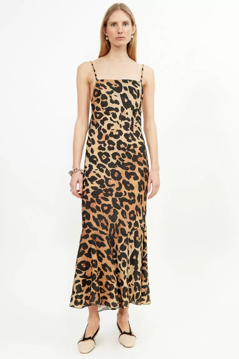 Robes De SoiréE | Robes>Musier Paris robe longue imprimée fauve Leopard